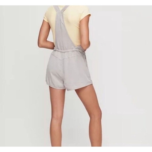 Wilfred Free Aritzia Beatriz Romper In Ashen Sz Large‎ Preppy Summer Flaw - Picture 2 of 12
